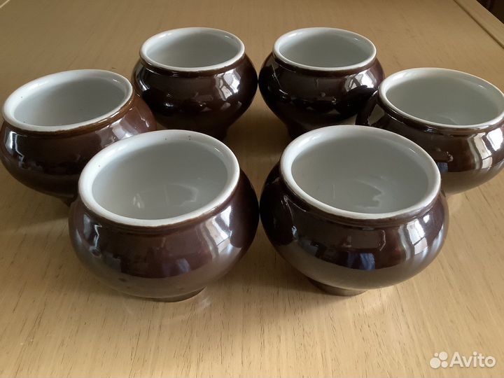 Горшки для жаркого СССР, керамика