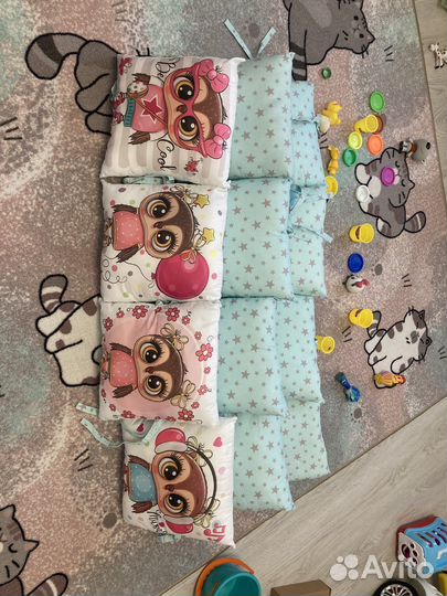 Бортики и простынь