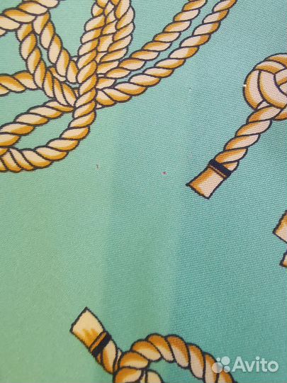 Италия винтажный платок Морские узлы