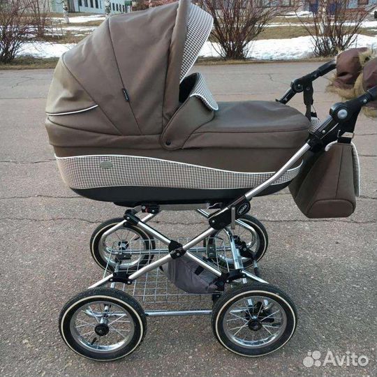 Коляска 2 в 1 эко кожа