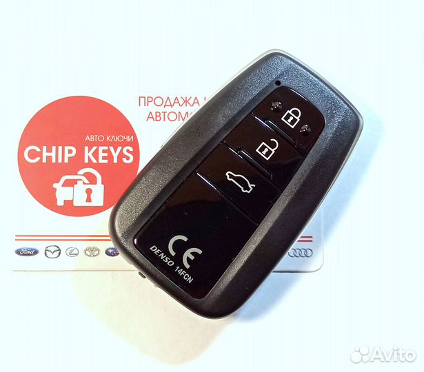 Ключ зажигания Toyota Camry V75 / denso 14FCN