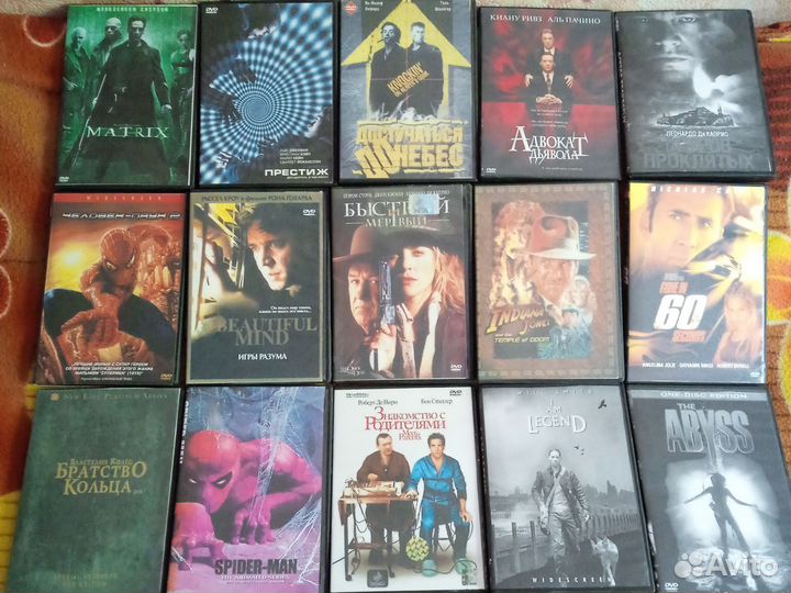 Фильмы на DVD (45 шт.)