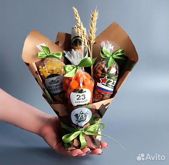 Мужской букет на 23 февраля