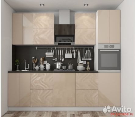 Кухня Верона-3D мдф с пеналом