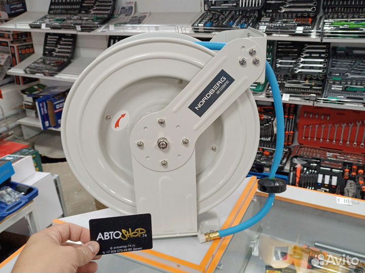 Шланг на катушке 12.5 мм усиленный Nordberg