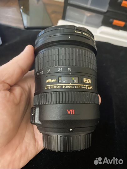 Объектив nikon 18-200 без VR