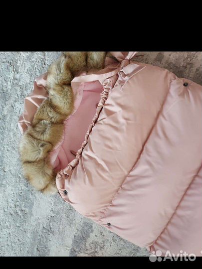 Зимний конверт в коляску