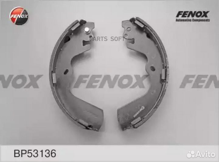Fenox BP53136 BP53136 колодки барабанные задние\ H