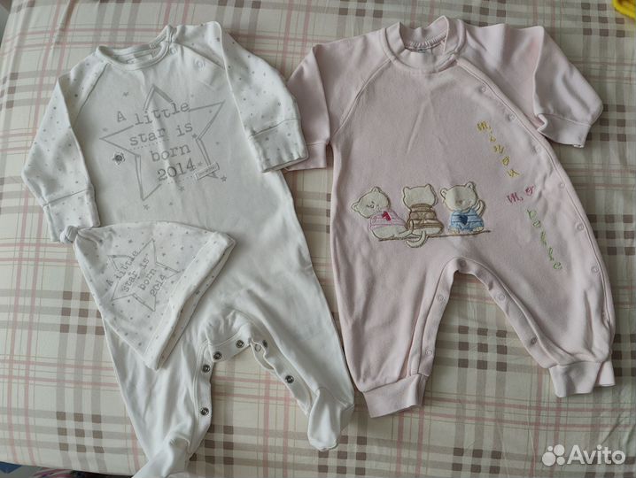 Вещи пакетом на девочку 56-62