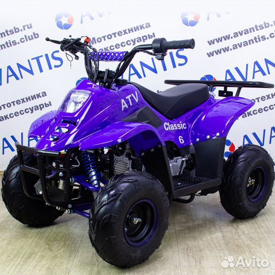 Квадроцикл ATV Classic 6 110 кубов Синий