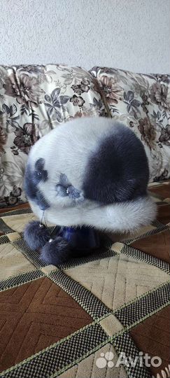 Шапка норковая женская 56