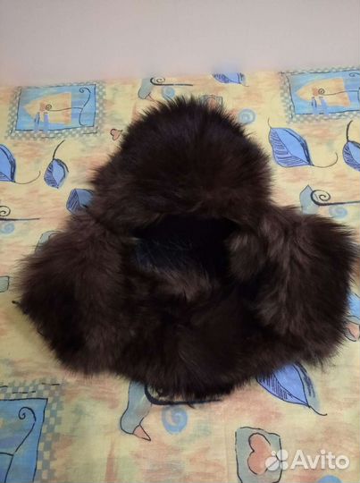 Мужская шапка из собачьей шерсти