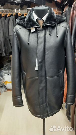 Мужская дублёнка классика