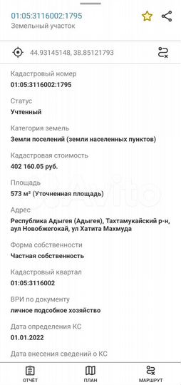 Участок 100 сот. (ИЖС)
