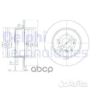 Диск тормозной toyota camry V10/V20 3.0 91-01/V30