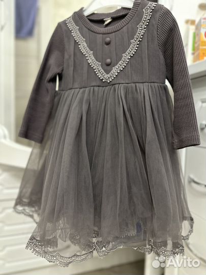 Платье на девочку 92