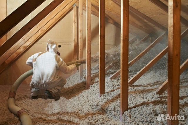 Утепление Эковатой в Костроме | Услуги | Авито