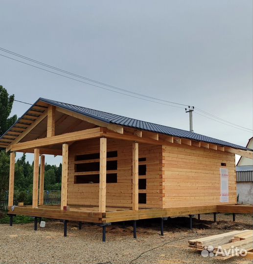 Строительство домов, бань из профилированного брус