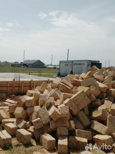 Камень ракушка ракушечник из карьера