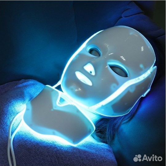 Светодиодная LED маска 7 цветов,для ухода за лицом