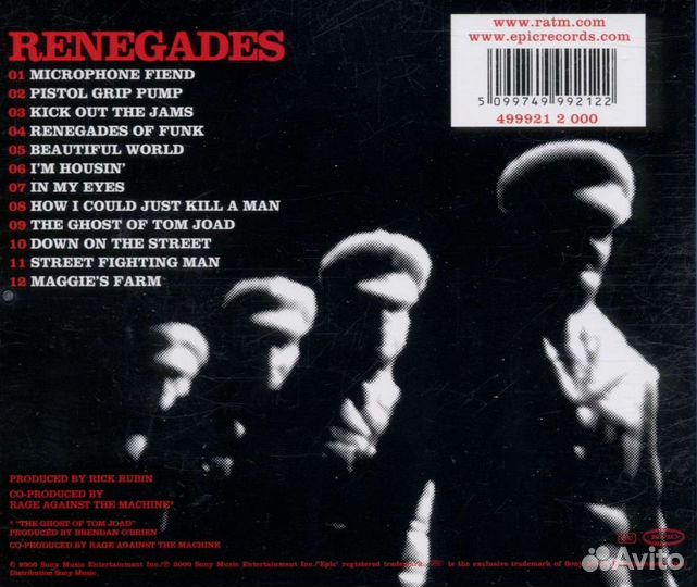 Rage Against The Machine - Renegades (1 CD)