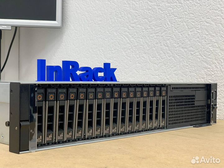 Сервер Dell R740 16SFF 2x 8158 384GB