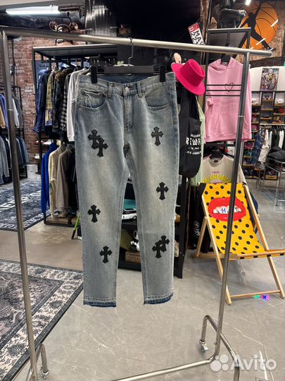 Chrome hearts джинсы