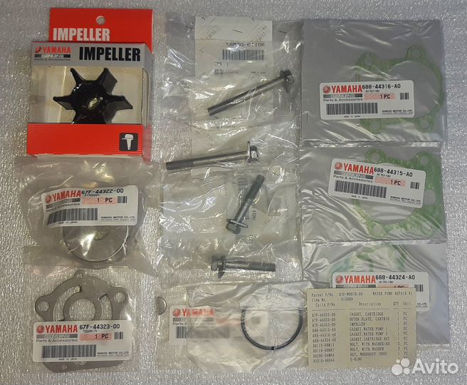 Yamaha F80-100D сервисный набор т/о