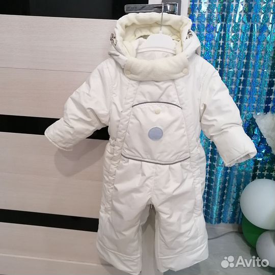 Зимний комбинезон для девочки 80-86