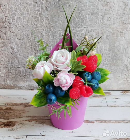 Букет из мыла на подарок