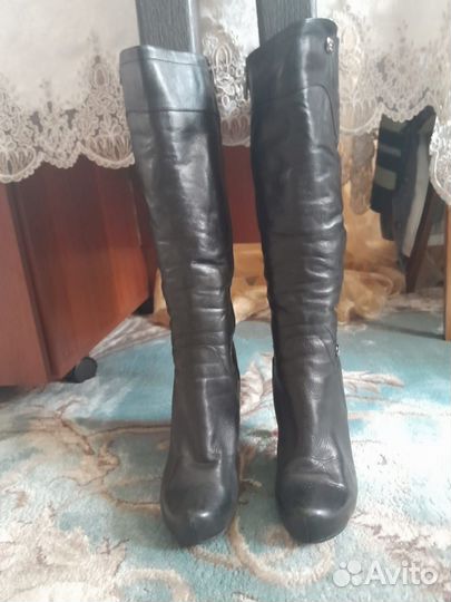 Сапоги женские натуральная кожа зима