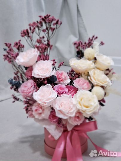 Букет из стабилизированных цветов