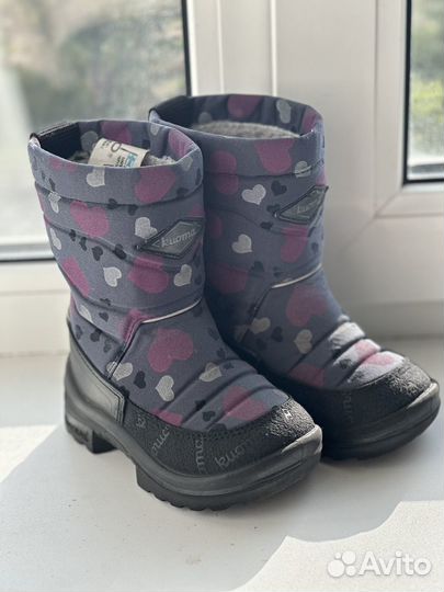 Сапоги зимние для девочки 24