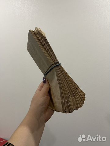 Крафтовые пакеты 210х100х50 мм