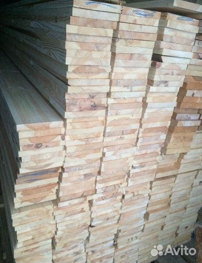 Доска сухая строганая 35х145