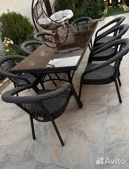 Садовая мебель из ротанга