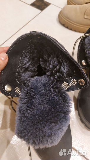 Ботинки женские зимние 39 размера бу