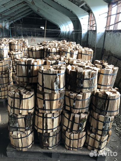 Дрова колотые вязанке