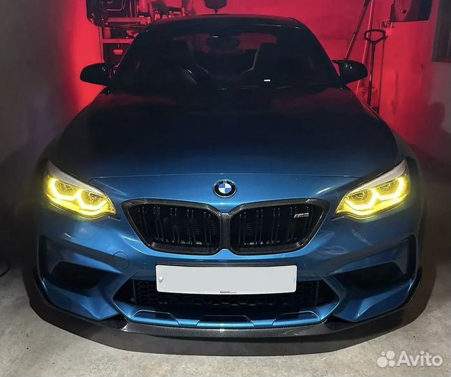 Желтые глазки модули DRL BMW M2 F87 F22 F23