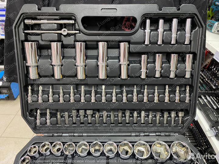 Набор инструментов, ключей в кейсе 108