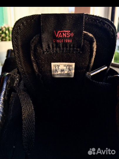 Кеды, натуральная замша Vans (37)