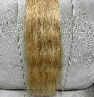 Волосы для наращивания 60 см блонд тон24