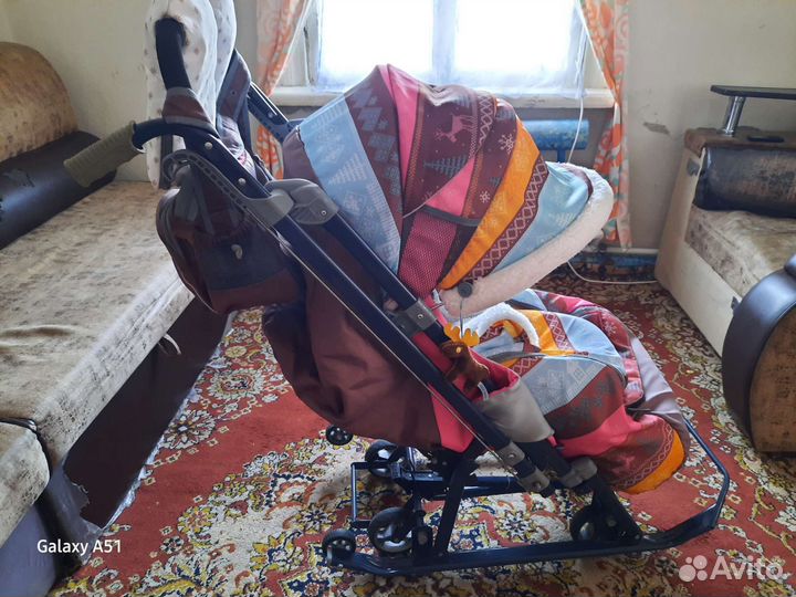 Коляска санки