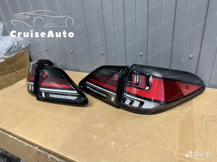 Задние фонари Lexus RX 2009-2015 красные LED тюнин