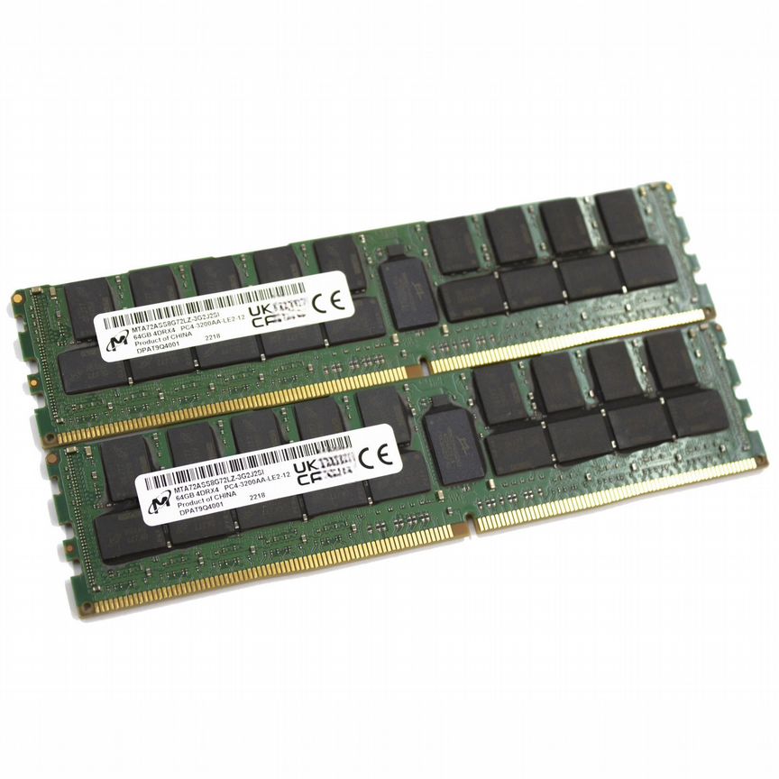 [MTA72ASS8G72LZ-3G2] Ddr4 64gb Micron 3200mhz Lrdimm Mta72ass8g72lz-3g2