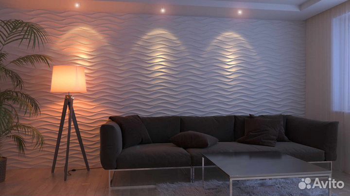 Гипсовая 3D панель 