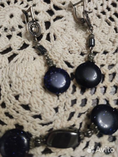 Комплект из натуральных камней