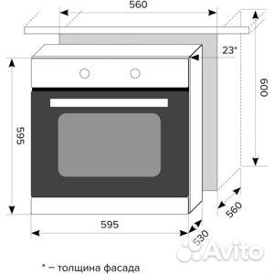 Электрический духовой шкаф Lex EDM 040 IV Light