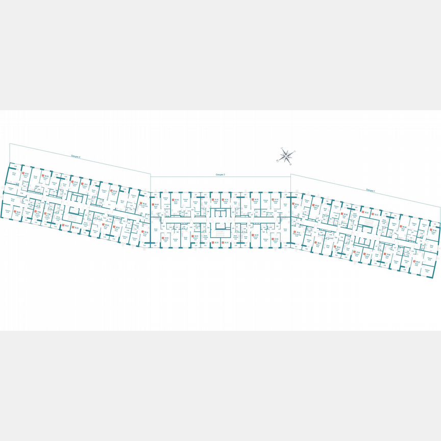 2-к. квартира, 51,6 м², 6/18 эт.