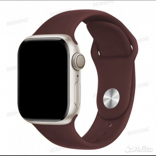 Ремешок силиконовый Apple watch